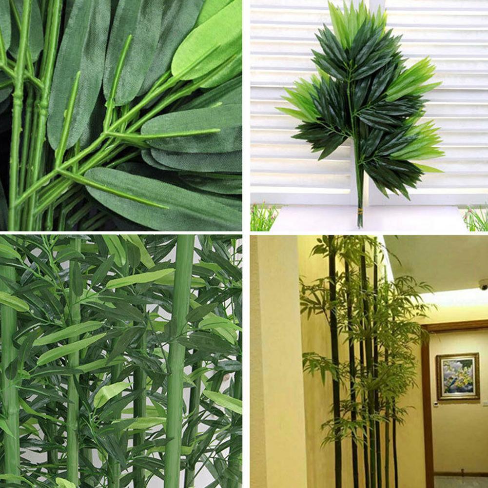 10pcs Artificial Green Bamboo  - đánh giá và giá Ficus Lyrata Tree